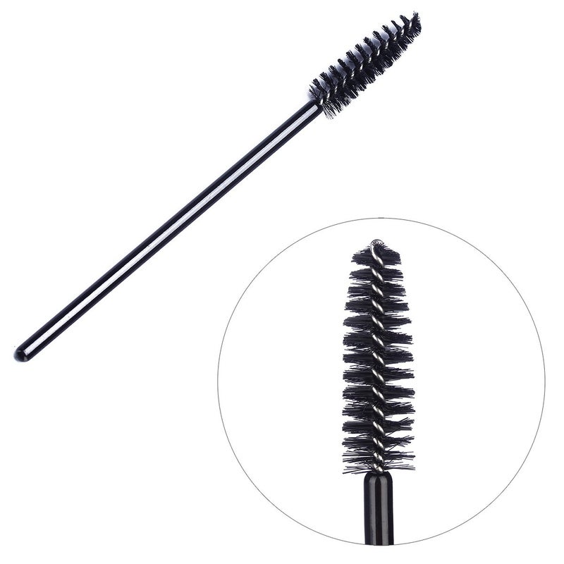 LoveBB Disposable Mascara Wands Brush Makeup Spoolies Bulk for Eyelash Extensions, Black (1000 Pieces) - Image 2