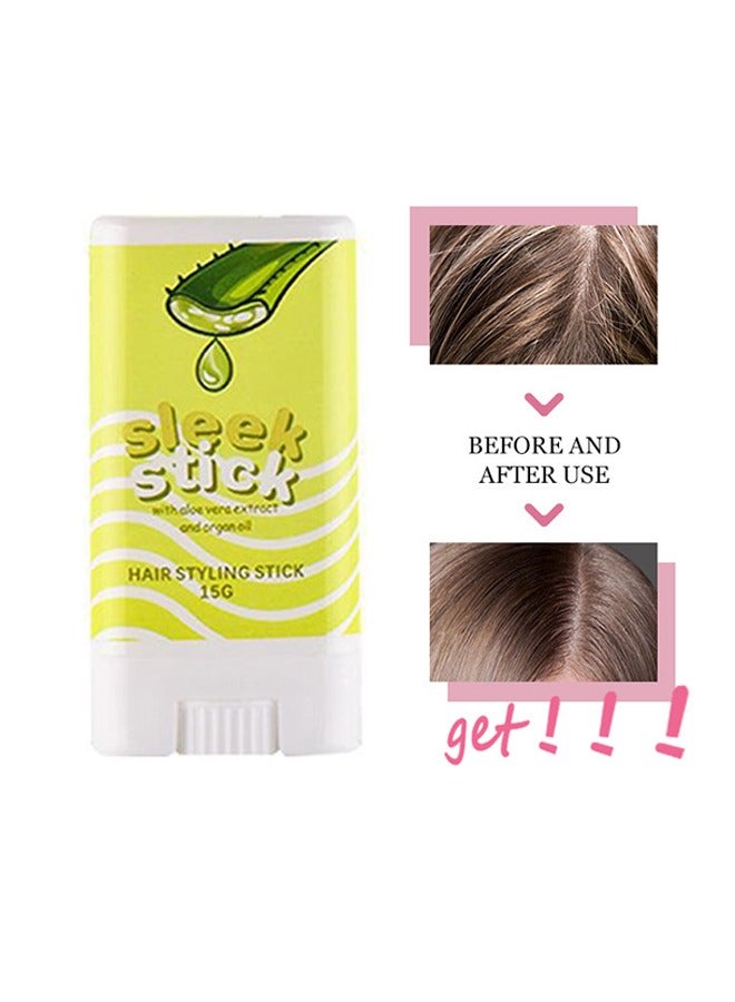 Dragon Ranee Hair Styling Stick-Hair Wax Stick, Hair Mascara for Flyaway Tamer, Fly Away Hair Tamer Stick for Enhance Gloss of Hair, Anti Frizz Broken Hair Baby Hair Flash Moment Flyaway Stick, Non-Greasy - Image 1