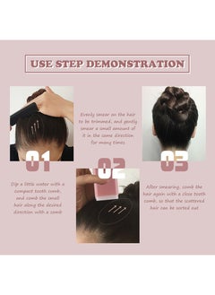 Dragon Ranee Hair Styling Stick-Hair Wax Stick, Hair Mascara for Flyaway Tamer, Fly Away Hair Tamer Stick for Enhance Gloss of Hair, Anti Frizz Broken Hair Baby Hair Flash Moment Flyaway Stick, Non-Greasy  - Image 4