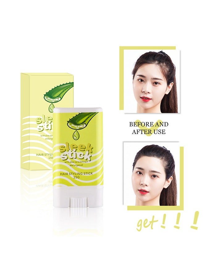 Dragon Ranee Hair Styling Stick-Hair Wax Stick, Hair Mascara for Flyaway Tamer, Fly Away Hair Tamer Stick for Enhance Gloss of Hair, Anti Frizz Broken Hair Baby Hair Flash Moment Flyaway Stick, Non-Greasy - Image 5