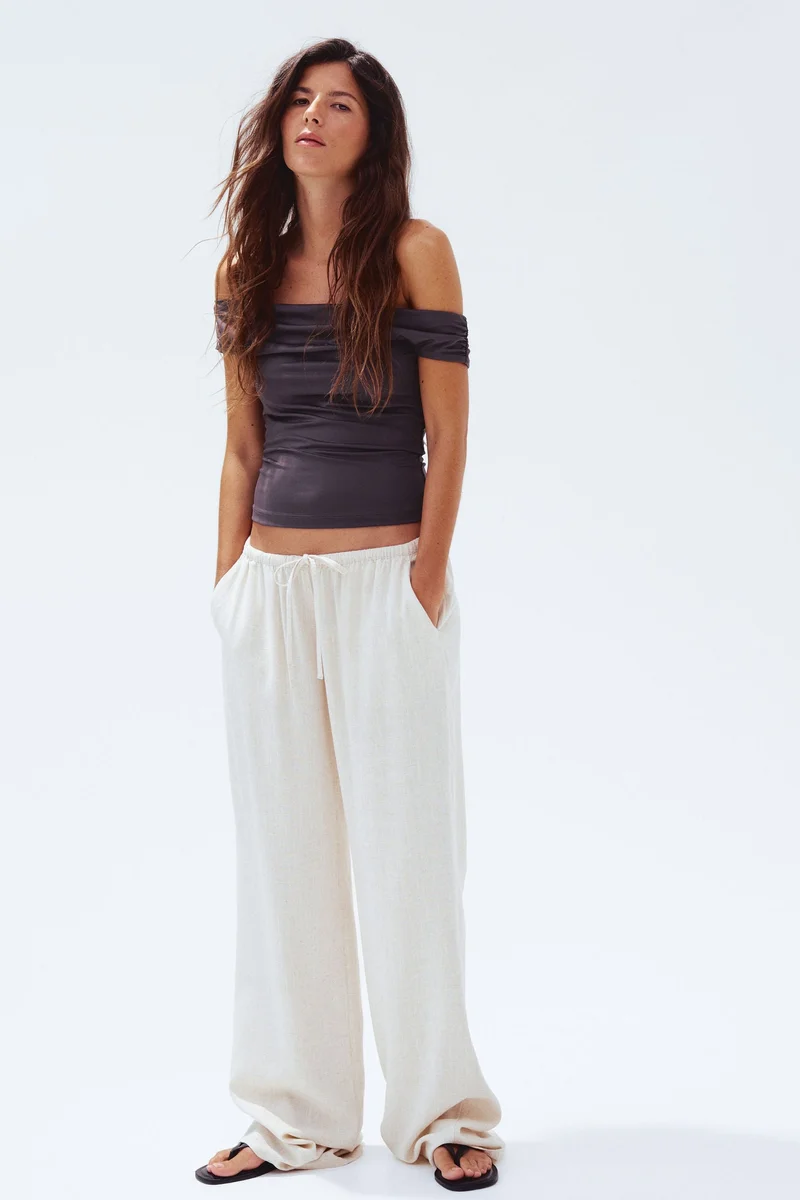 H&M Draped off-the-shoulder top