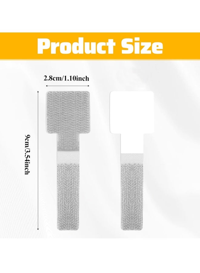 50 قطعة من منظم الأسلاك تحت المكتب، حامل أسلاك قابل لإعادة الاستخدام للأجهزة الإلكترونية والكمبيوتر الشخصي، أساسيات المنزل والمكتب - Image 2