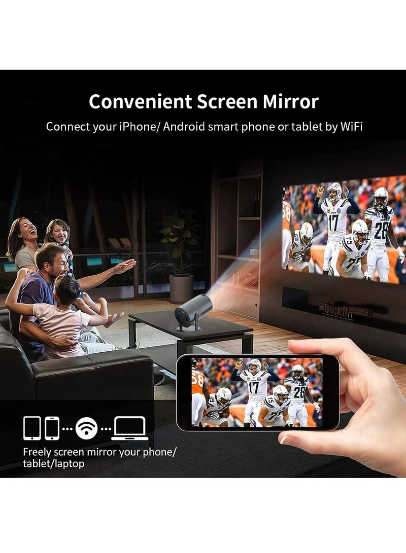 P300 Projector 4K Android11 WiFi Rotatable Smart TV 720P Cinema Portable Outdoor Sync Phone Proyector for 1080P 8K Movie - Image 4