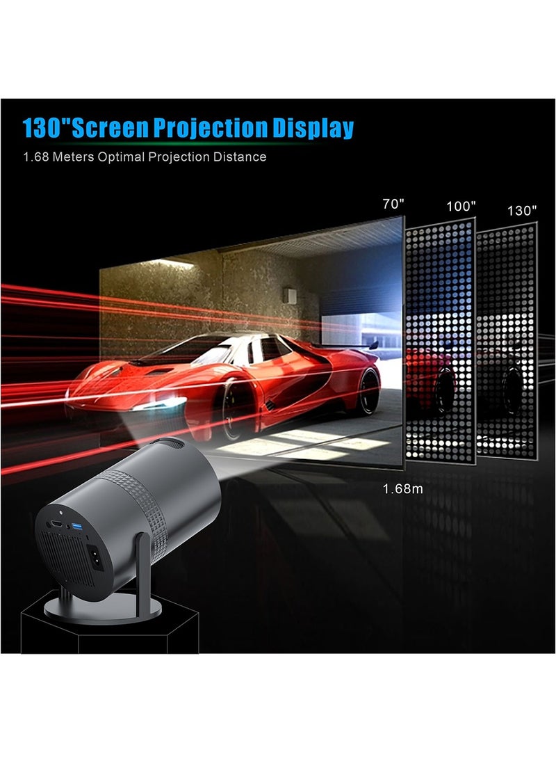 P300 Projector 4K Android11 WiFi Rotatable Smart TV 720P Cinema Portable Outdoor Sync Phone Proyector for 1080P 8K Movie - Image 2