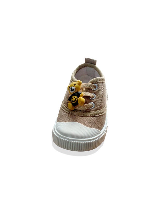 LOVELY LAND Kids shoes with bear decorations 