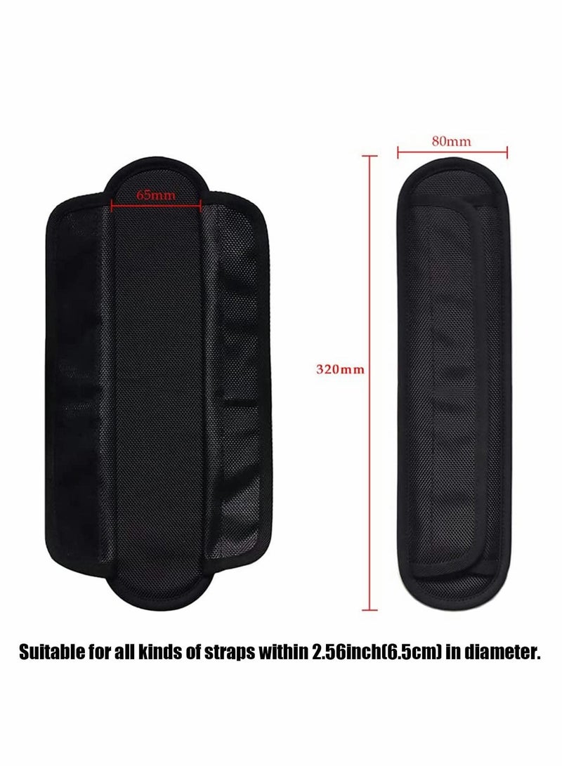 Excefore وسادة كتف بديلة، 2 قطعة وسادة هوائية مريحة للكتف باللون الأسود، تخفيف آلام الكتف - Image 2