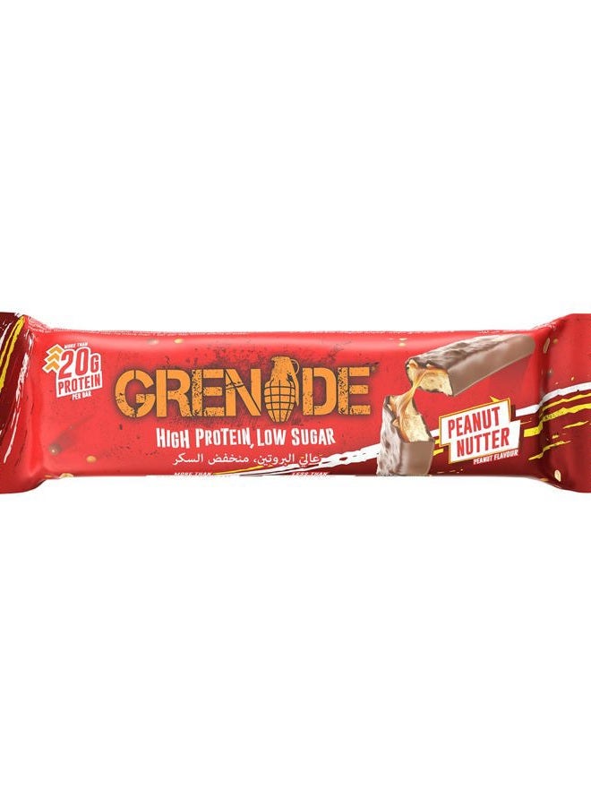 Grenade بار عالي البروتين، منخفض السكر - زبدة الفول السوداني، 12 × 60 جرام (قد يختلف التعبئة) - Image 2