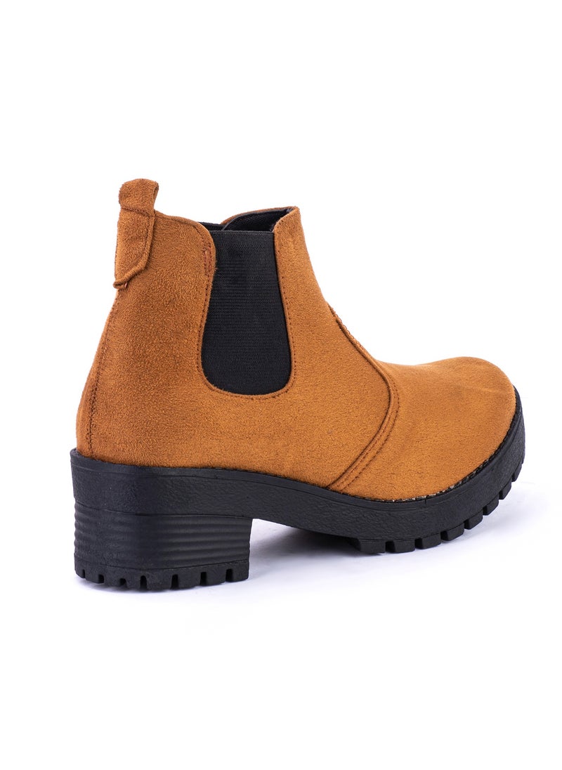Run  - Boots For Women Suede-HAVAN - Image 1