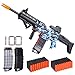 COOLFOX Electric Automatic Toy Gun for Toy Guns Sniper Soft Bullets Shoot Faster Burst Soft Bullets Toy Gun for BoysToy Foam Blasters  Guns with 100 Toy Sniper Darts for Kids Blue - Image 4