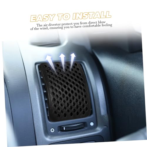 HEALLILY Car Air Conditioner Windshield Wind Air Conditioner Deflector Vent Diverter Deflector Vent Cover Vent Deflectors for Car Air Conditioning Vent Deflector Wind Baffle Deflector - Image 3