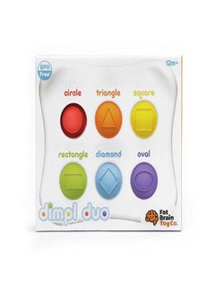 Fat Brain Toys Dimpl Duo Baby Toys & Gifts for Ages 1 to 2, includes one plastic board, 6 silicone buttons - pzsku/ZCE213F5C28DD1EBFF645Z/45/_/1686915694/c90eea11-b460-460a-a1c6-dad4d4039b0c