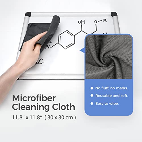 loukin Non-Toxic Whiteboard Cleaner, 17 fl oz Dry Erase Board Cleaner, Low-Odor Whiteboard Cleaning Spray with Cloths, Removes Stubborn Marks from Whiteboards, Chalkboard (2-Pack) - Image 5