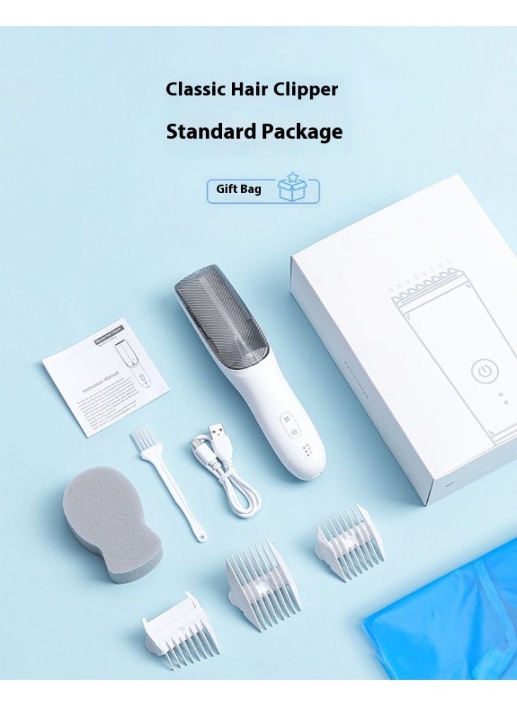 ماكينة حلاقة شعر للأطفال مع مكنسة كهربائية | هادئة وقابلة للشحن | مقاومة للماء IPX7 | مناسبة للرضع والأطفال - Image 3