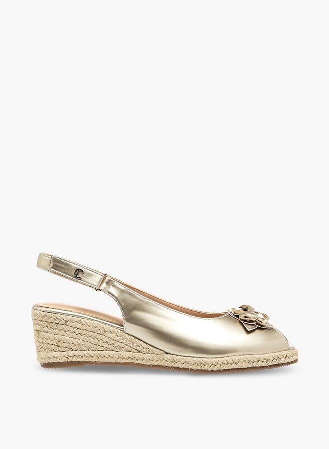 Le Confort Women Wedge Heel Peep Toe Sandals - Image 3