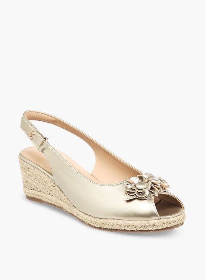Le Confort Women Wedge Heel Peep Toe Sandals - Image 2