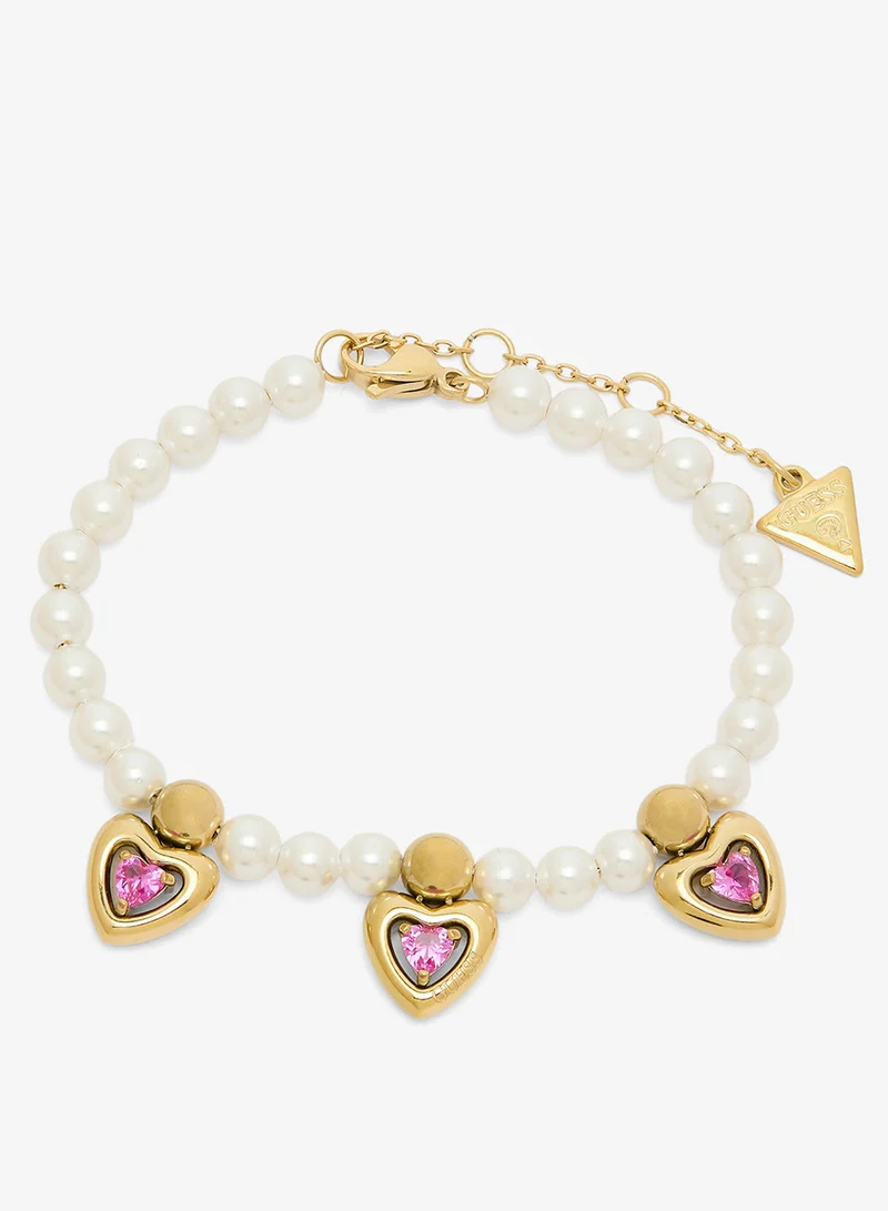 GUESS Multi Hearts Chain Bracelet