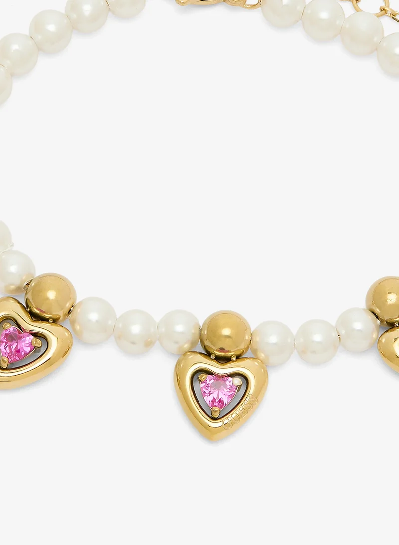 GUESS Multi Hearts Chain Bracelet