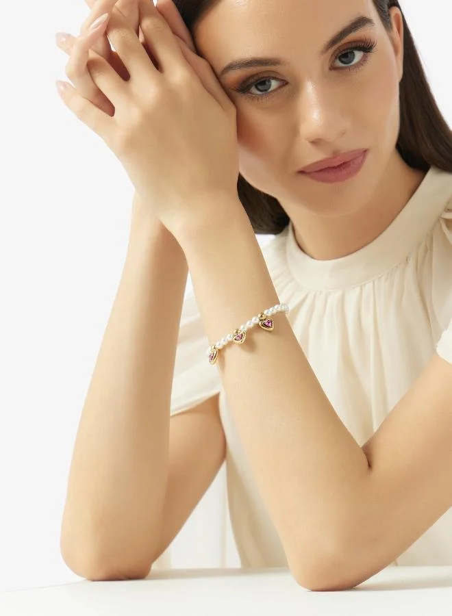 GUESS  Multi Hearts Chain Bracelet for Women | Best Price UAE