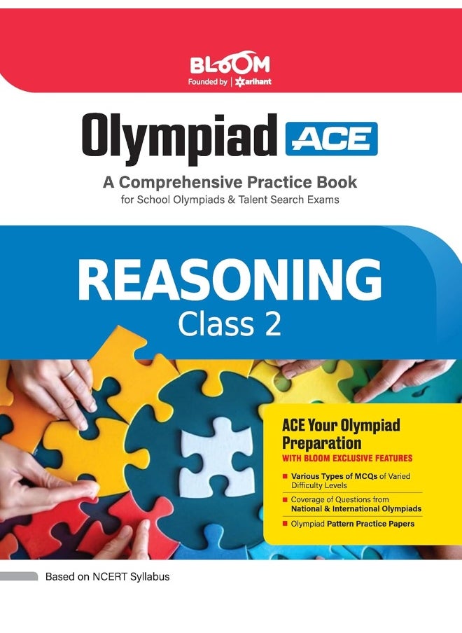 Arihant Bloom Olympiad Ace Reasoning for Class 2-Revised Edition | A comprehensive practice book for School Olympiads & Talent Search Exams | For 2025 Exam  - Image 1