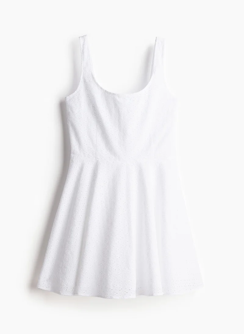H&M Eyelet Mini Dress