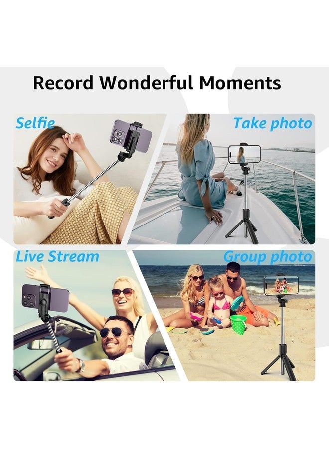 Selfie Stick Tripod, (170 cm) Extendable Tripod with Rechargeable Bluetooth Remote,Removable fill light， Compatible with iPhone and Android Smartphones, Perfect for Travel, Vlog, Video and Photo, Black - Image 5