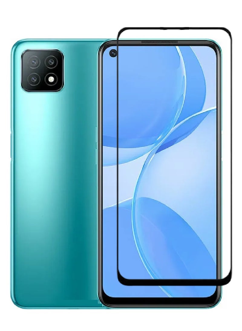 AINA Tempered Glass Screen Protector 5D Designed For Oppo A53 5G Full Glue Edge to Edge Full Screen Coverage And Bubble Free - Image 1