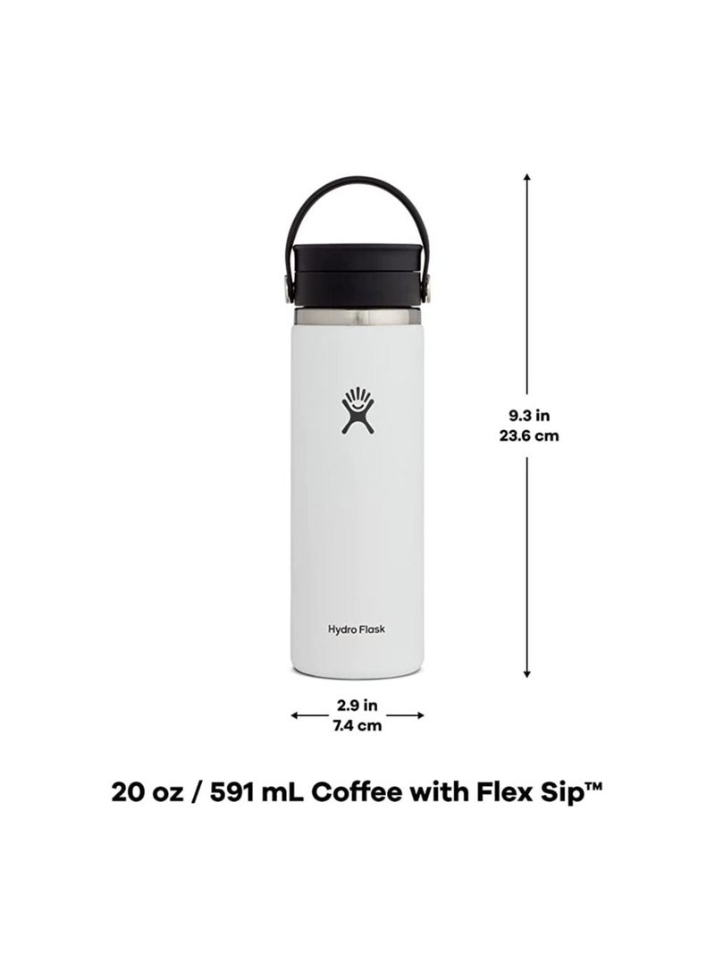 Hydro Flask - Flask 20 Oz Wide Mouth Stainless Steel Reusable Water Bottle. - Image 1