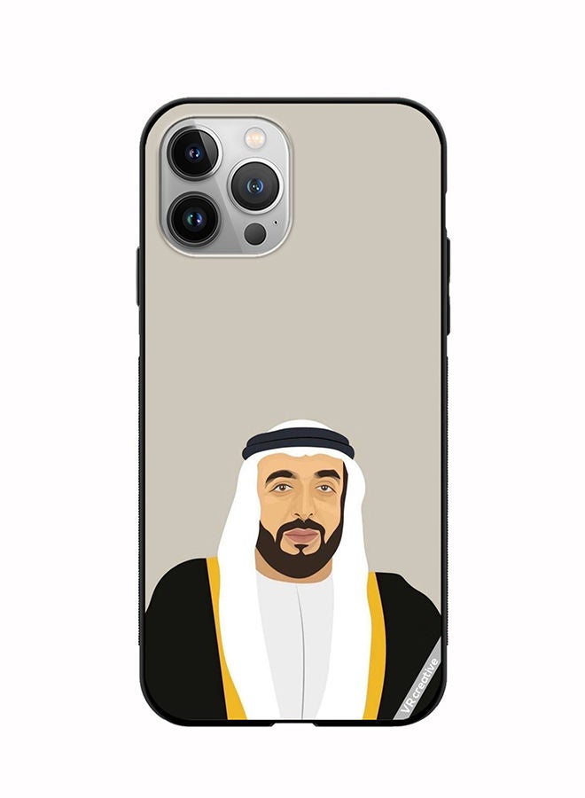 VR CREATIVE Protective Case Cover For Apple iPhone 11 Pro Max Sheikh Khalifa Bin Zayed Bin Sultan Al Nahyan Design Multicolour - Image 1