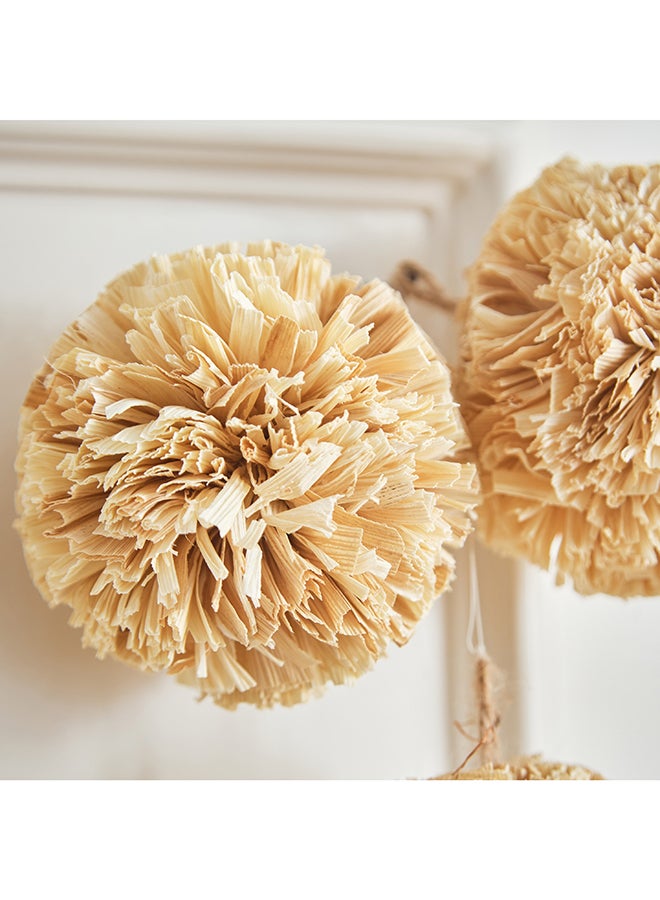 Home Box Miley Handcrafted Maizy Leaves Decorative Ball 8.5 x 33 x 8.5 cm  - Image 2