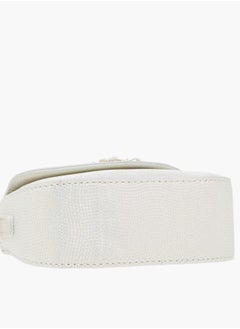 Little Missy Girls Butterfly Embellished Crossbody Bag with Detachable Chain Strap and Button Closure  - Image 5