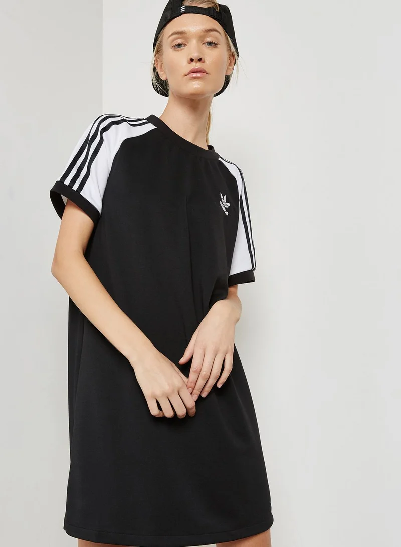 adidas Originals adicolor 3 Stripe Dress