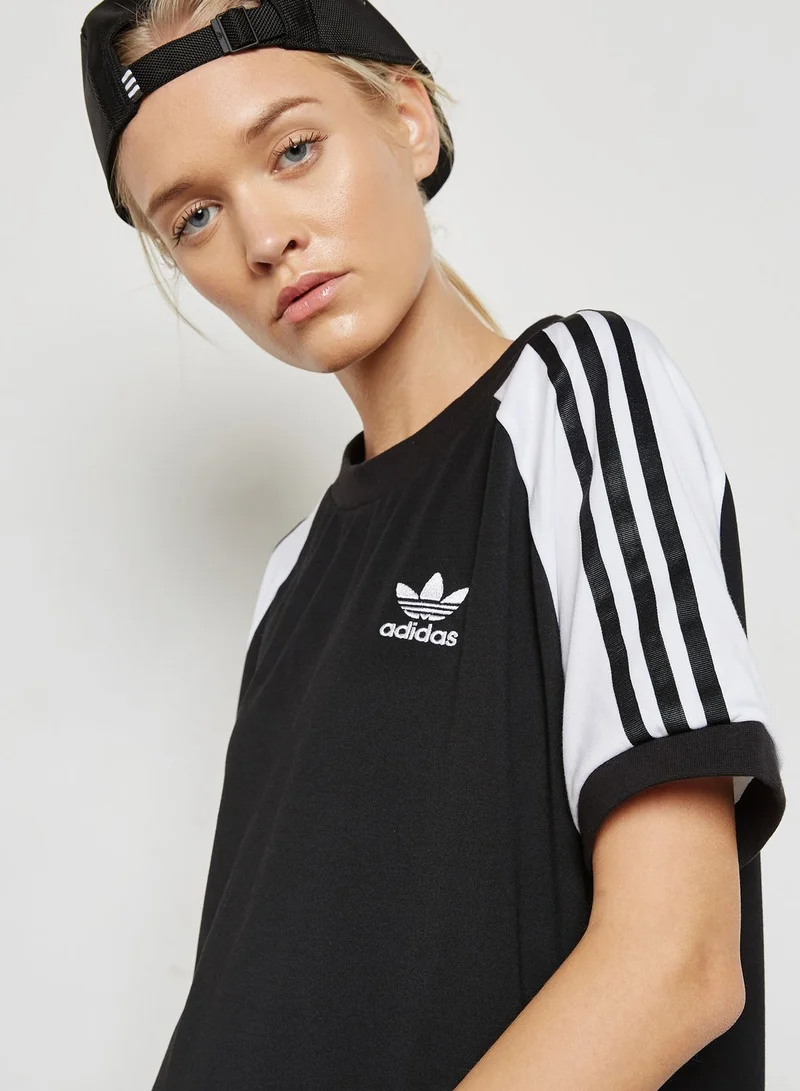 adidas Originals adicolor 3 Stripe Dress