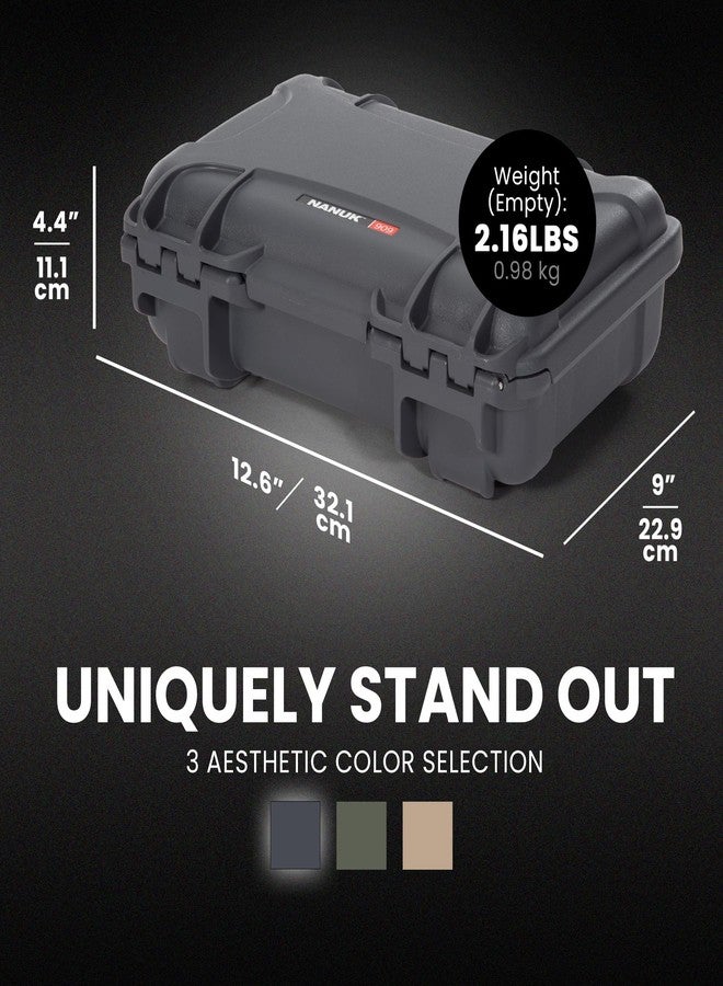 Nanuk 909 Case with Foam, Graphite - Image 4