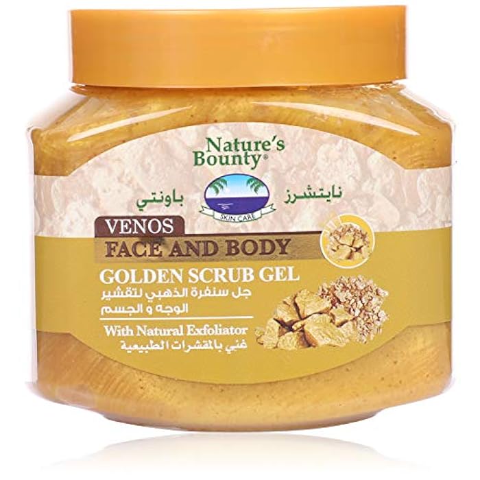 Nature's Bounty Venos Face and Body Golden Scrub Gel - 300 ml - Image 1