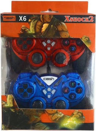 2-Piece Double Shock Gamepad USB 2.0 Controller With Vibration Function - pzsku/ZCE2252EE76903544EEBDZ/45/_/1719034869/b67a3192-e2e3-4b14-8d2e-134f05108102