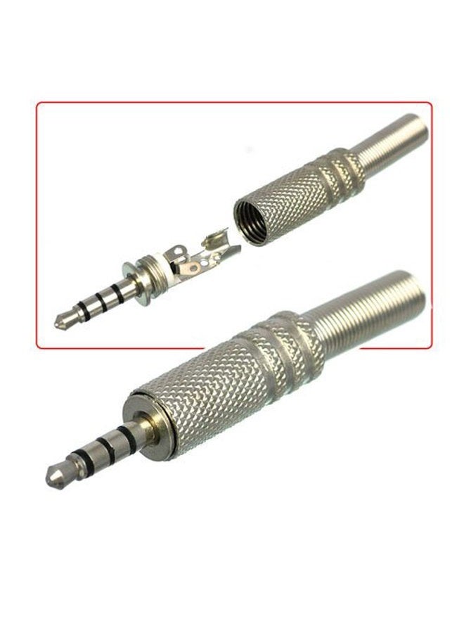 CESS موصل صوتي 3.5 مم 4 قطب TRRS ذكر لإصلاح قابس سماعة الرأس (5 عبوات) - Image 3