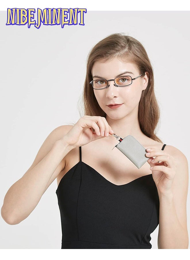 NIBEMINENT 2 Pack Folding Reading Glasses Blue Light Blocking,+1.50+2.00 Anti UV Glare, Foldable Computer Spring Hinge Readers for Women Man - Image 2