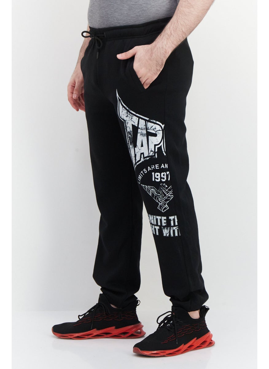 TapouT - Men Sportswear Fit Training Jogger Pant, Black Combo - Image 1