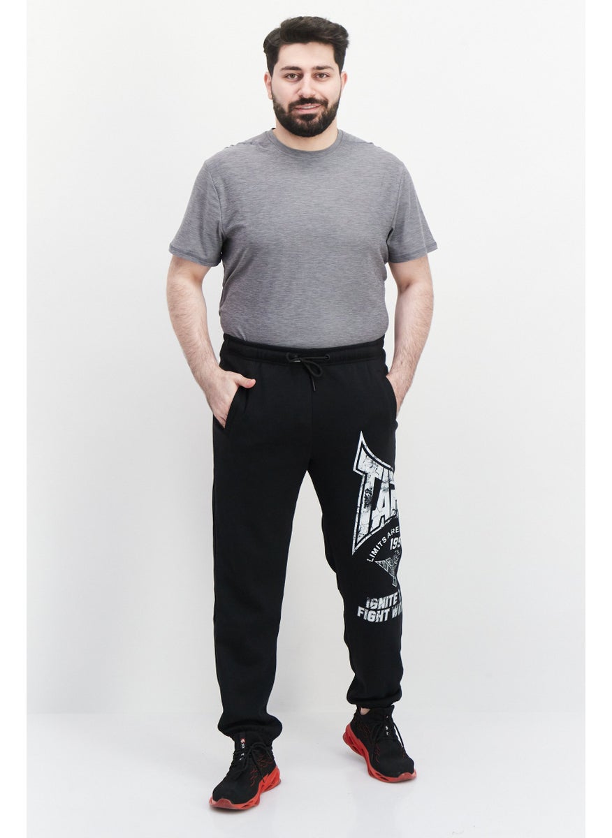 TapouT - Men Sportswear Fit Training Jogger Pant, Black Combo - Image 1