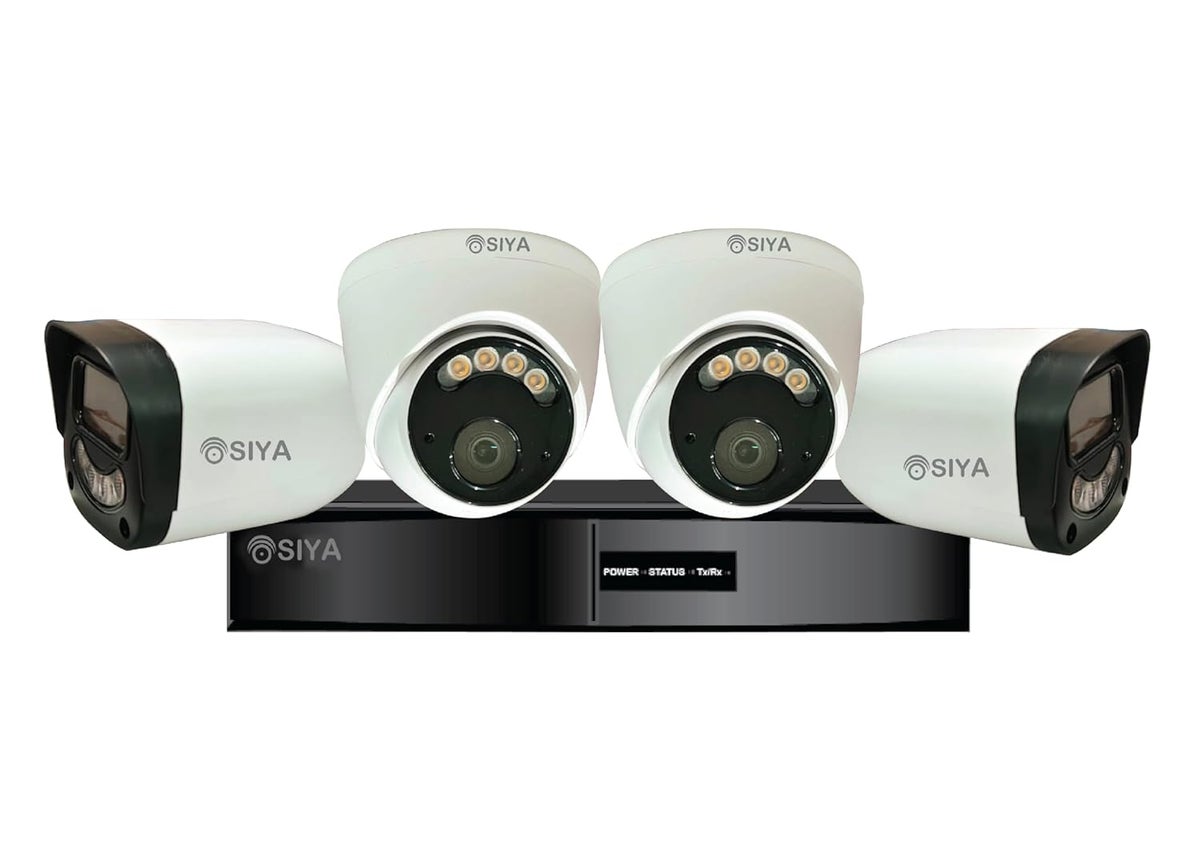 سيا Siya Dome Bullet Surveillance Camera Combo
