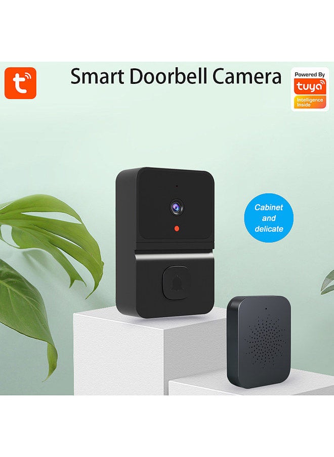 TUYA Smart Video Doorbell Wireless HD Camera PIR Motion Detection IR Alarm Security Door Bell Wi-Fi Intercom For Home Apartment