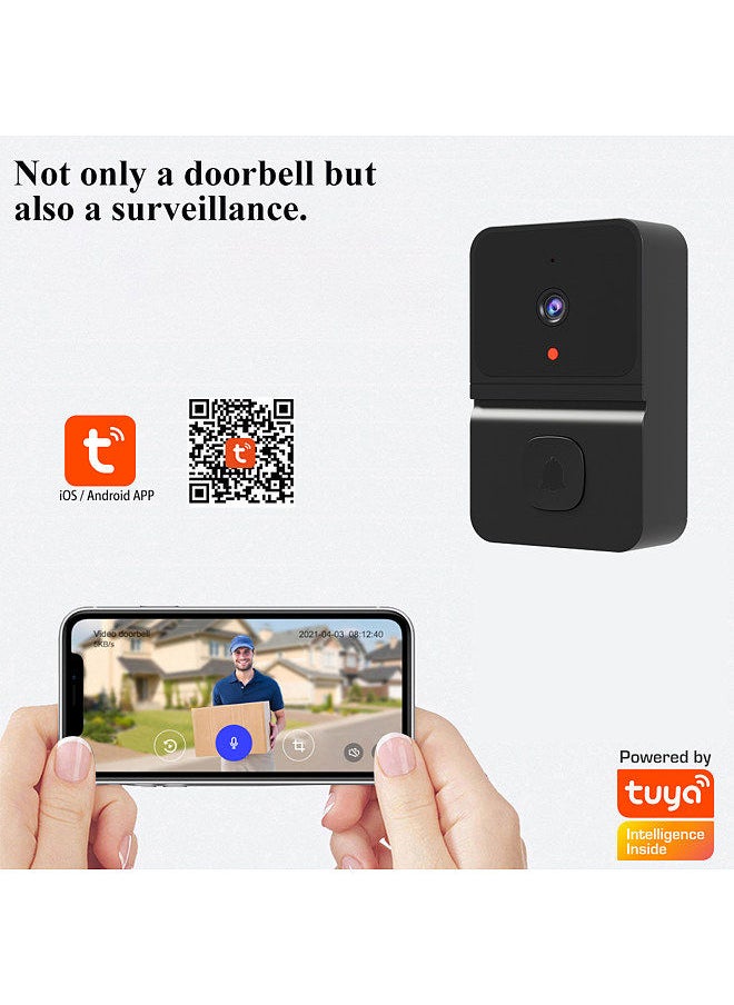 TUYA Smart Video Doorbell Wireless HD Camera PIR Motion Detection IR Alarm Security Door Bell Wi-Fi Intercom For Home Apartment