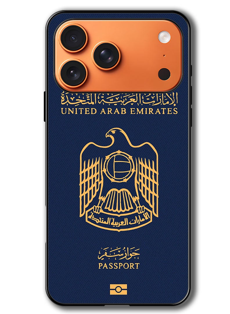 Theodor Case Compatible with Apple iPhone 17 Pro Max 6.9 Inch Protection Shockproof Bumper Cover UAE Passport - Image 1