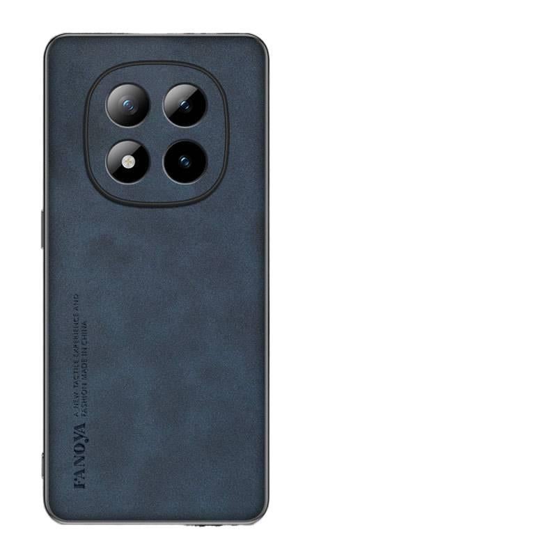 BB غطاء واقي بملمس جلد لـ Redmi Note 15 مع مقاوم للصدمات وحماية من السقوط مع مقاوم للصدمات مع قبضة مضادة للانزلاق مع مقاوم للخدش باللون Graphite Black مضاد للانزلاق باللون الأسود بال. - Image 3