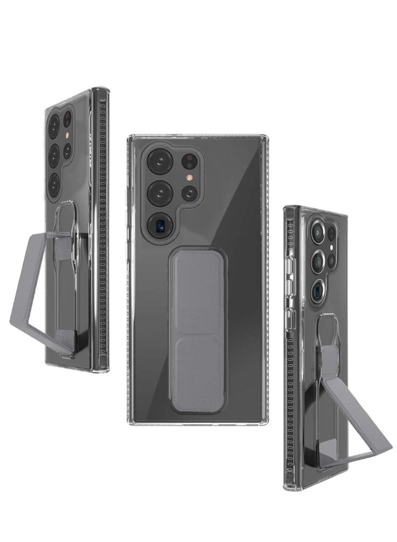 دبليو تيك غطاء غطاء وسادة هوائي سامسونج جالاكسي S25 الترا 2025 TPU - شفاف / رمادي - Image 2