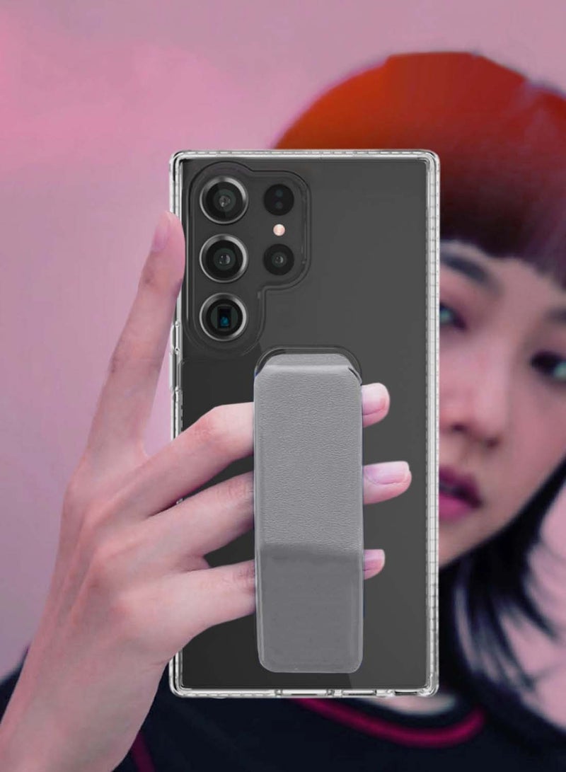 دبليو تيك غطاء غطاء وسادة هوائي سامسونج جالاكسي S25 الترا 2025 TPU - شفاف / رمادي - Image 3