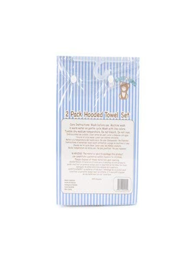 Mummamia Pure Mercerised Cotton Baby Hooded Towel Pack of 2 - Gift Pack (Snow Rose) - Image 3