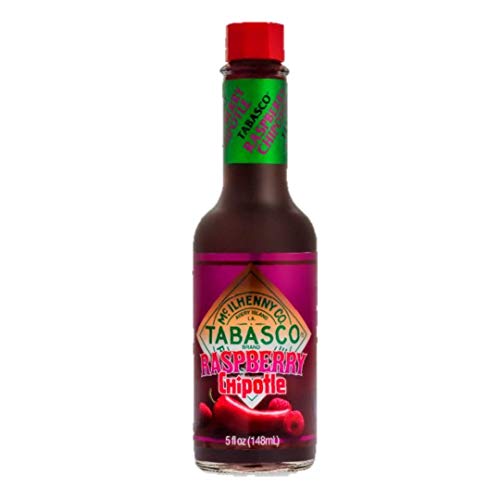TABASCO Brand Raspberry Chipotle Pepper Sauce, Sweet & Smoky Hot Sauce, Glass Bottle, Vibrant & Fruity Raspberry Hot Sauce, Great for Preparing Fish, Salad Dressing & More, 5 Fl Oz (Pack of 1) - Image 1