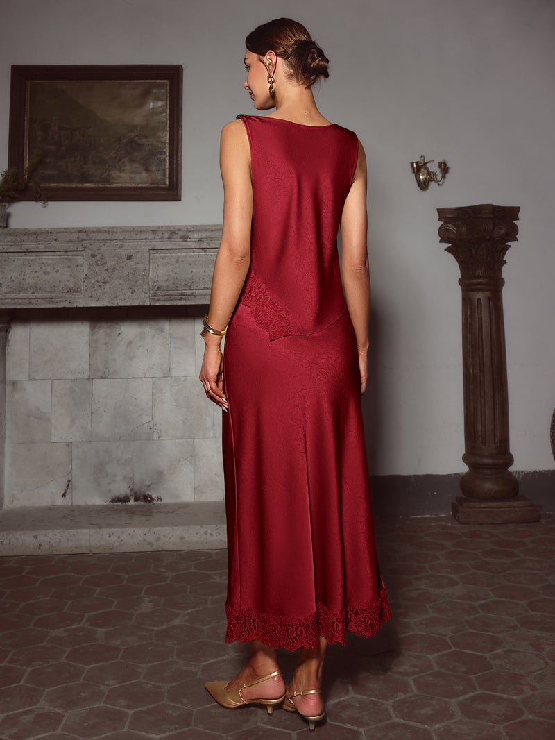 SIMPLEE Elegant Midi Dress for Women | Perfect for cocktail parties, holiday weddings, evening gowns, casual summer parties, and beach vacations. - Image 4