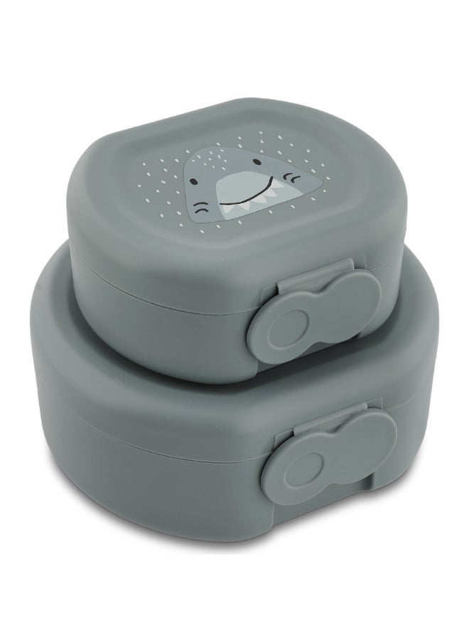 Trixie Snack Box With Clip - Set of 2 - Mr. Shark - Image 3